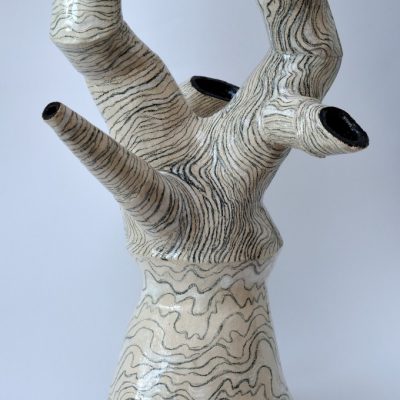 ’Griekse vaas ‘, keramiek, potlood, 36 cm hoog, 2010