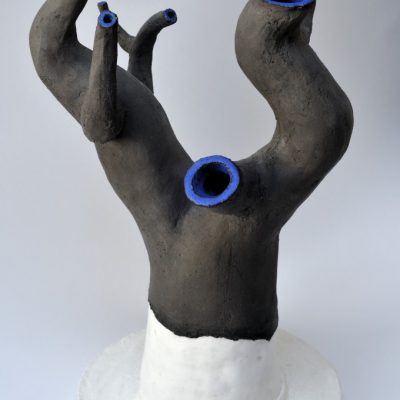 ’Griekse vaas ‘, keramiek, potlood, 36 cm hoog, 2010