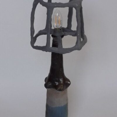 Fleslamp, 33 cm hoog. keramiek, 2021